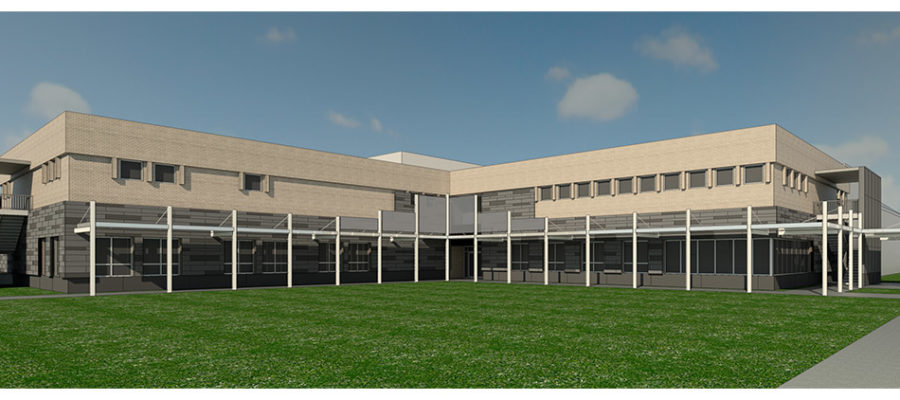 Rendering of the Allie Mae Williams Multi-Service Center, VergesRome Architects, New Orleans